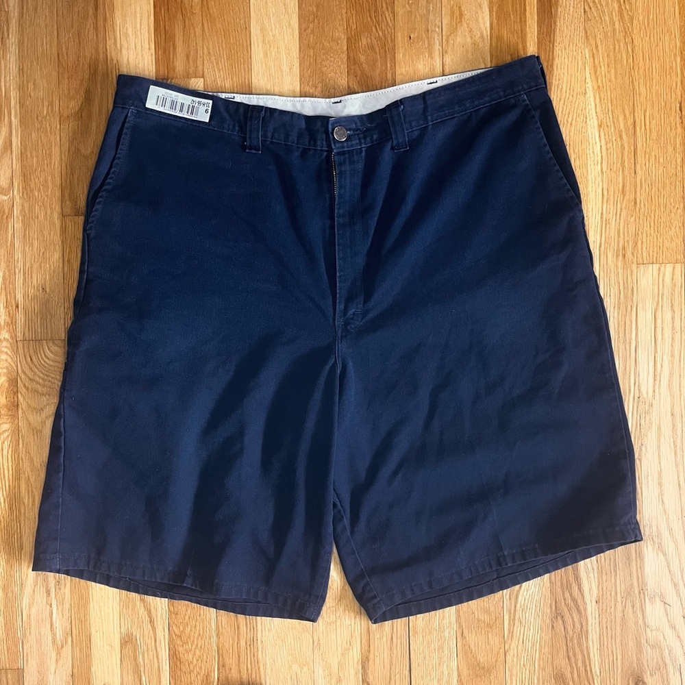 Dickies Men's Dark Blue Flat Front Shorts